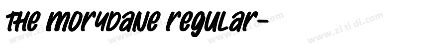 The Morydane Regular字体转换 The Morydane Regular字体转换